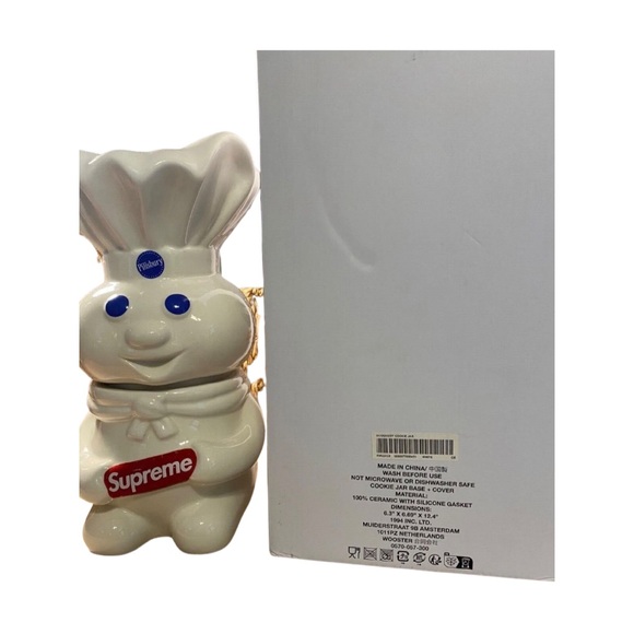 Supreme Pillsbury Doughboy Cookie Jar FW22 - Picture 5 of 6